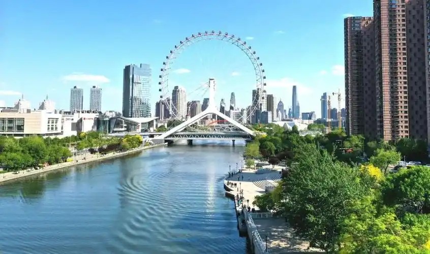 红桥城市风光
