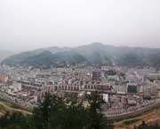 安塞城市风光