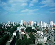 勉县城市风光