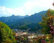 留坝城市风光