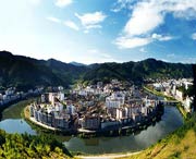 清流城市风光
