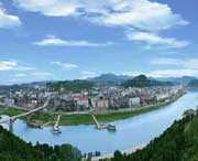 苍溪城市风光